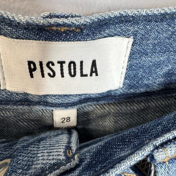 Pistola Ruby High Rise Palazzo Jean High Rise Wide Leg Stretch Women's 28 - Picture 9 of 13